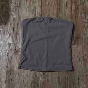 Garage Charcoal Strapless Tube Top